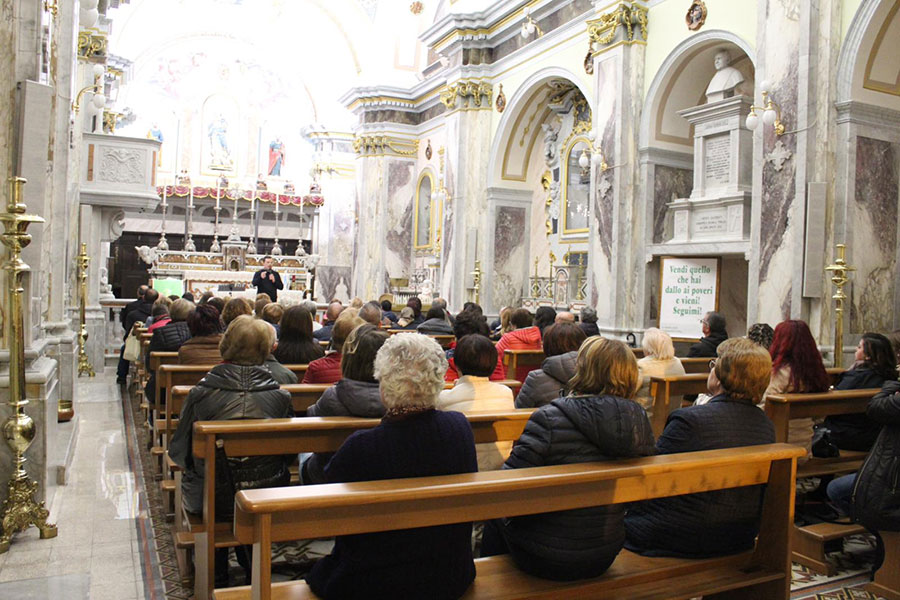 Una foto durante uno degli incontri