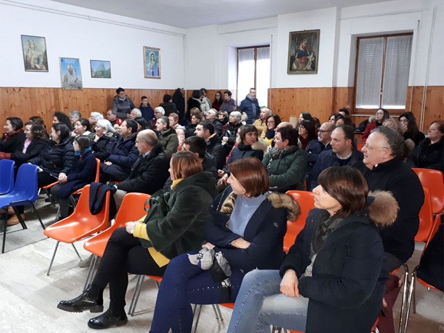 Una foto dell'incontro ad Agnone