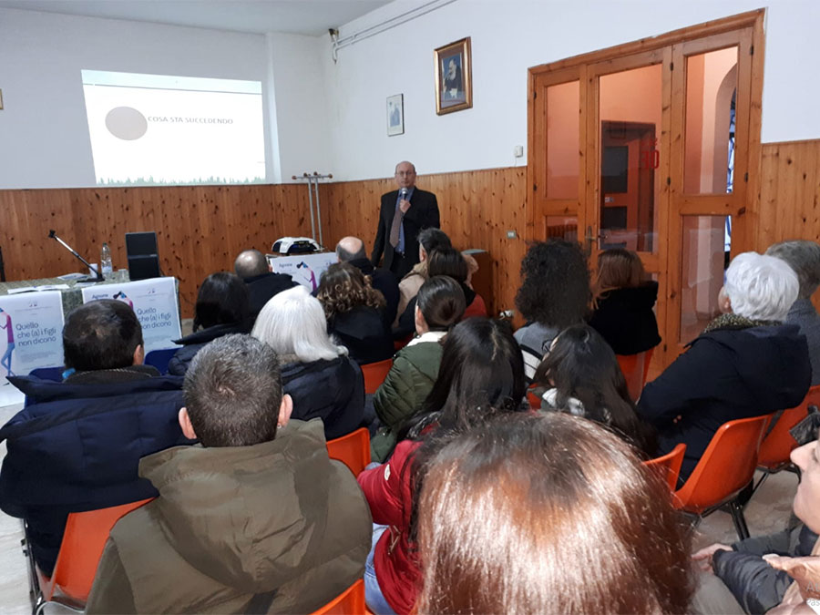 Una foto dell'incontro ad Agnone