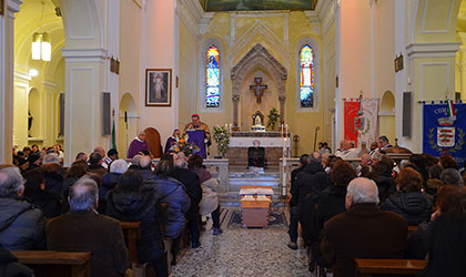 I funerali di don Rosario D'Ambrosio a Celenza sul Trigno