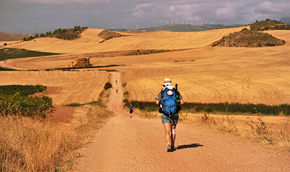Un'immagine del Cammino di Santiago de Compostela
