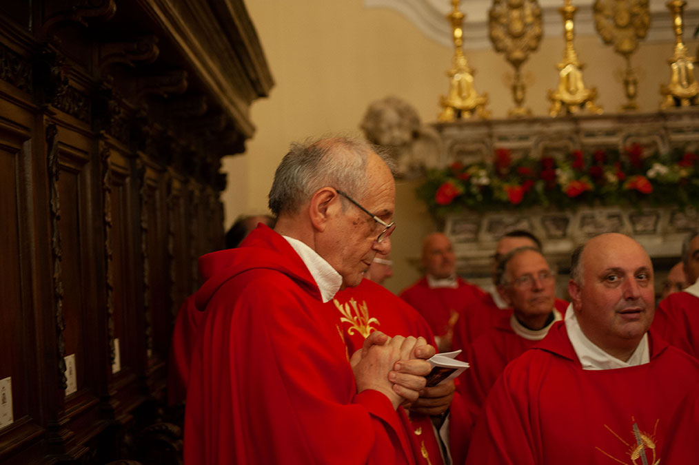 Una foto di don Mimì Fazioli, Vicario della Cattedrale di Trivento