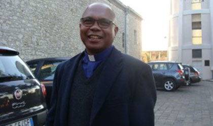 Padre Jean Pierre, parroco di Celenza sul Trigno
