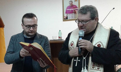 Una foto del Vescovo Palumbo della Diocesi di Trivento