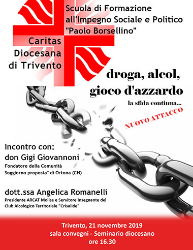 Droga, alcol, gioco d'azzardo…la sfida continua