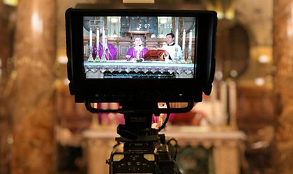 Gli orari del Rosario e delle Sante Messe in Televisione