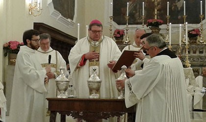 Santa Messa Crismale, sabato 30 maggio in Cattedrale e trasmessa in diretta da TLT Molise