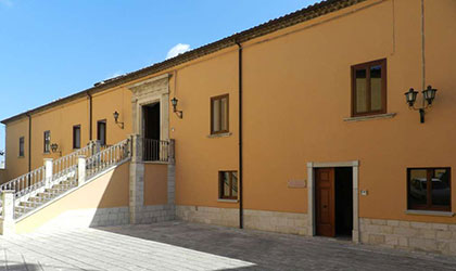 L'ingresso dell'Archivio Diocesano di Trivento