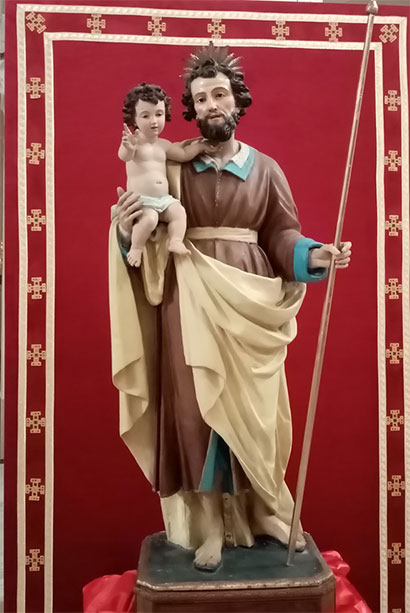 La statua di San Giuseppe della cattedrale di Trivento
