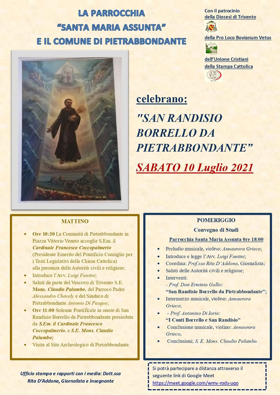La locandina dell'evento
