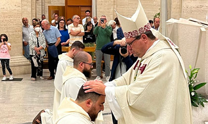 Ordinazione Diaconale dei Frati Minori Cappuccini Francesco Bottalico, Giovanni Cinefra, Italo Santagostino, Sergio Tagliente