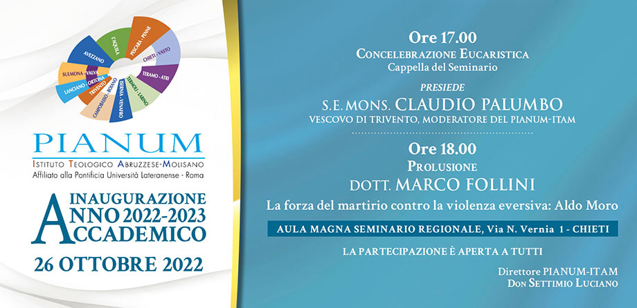 Inaugurazione dell’anno accademico dell’Itam con il dott. Follini