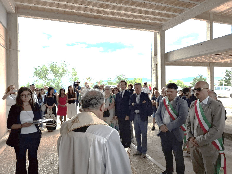 un momento dell'inaugurazione