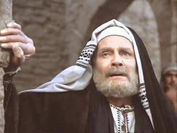 Un'immagine del film Gesù di Nazareth di Zeffirelli