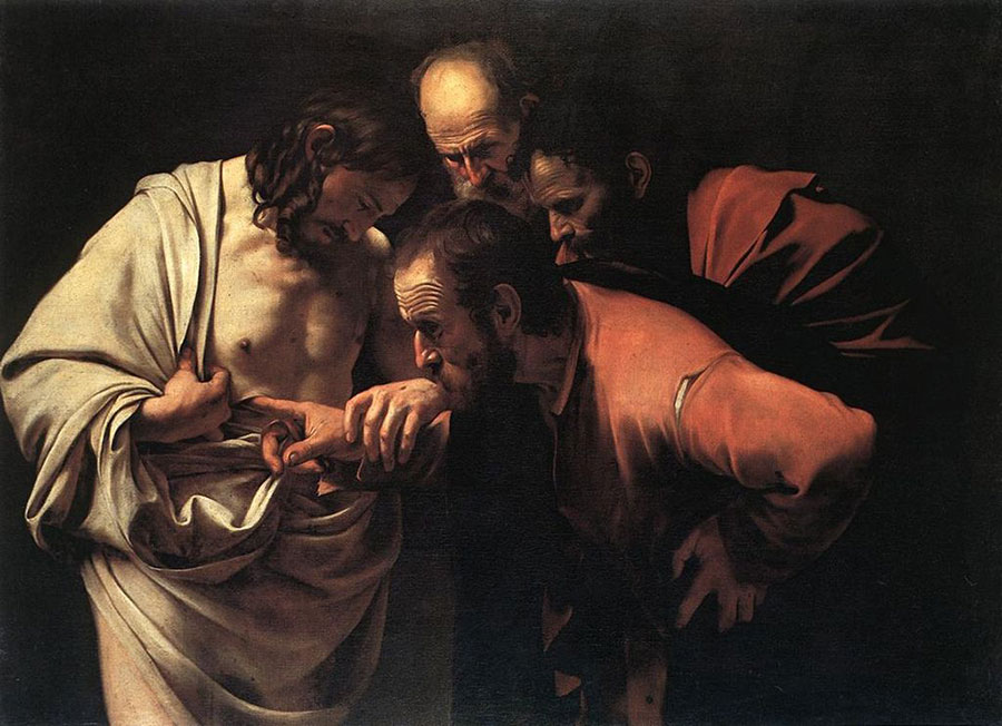 Incredulità di san Tommaso - Caravaggio
