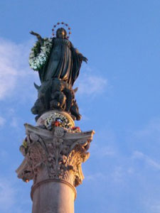 ATTO DI VENERAZIONE ALL'IMMACOLATA A PIAZZA DI SPAGNA