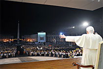 L'incontro del Papa con i giovani della diocesi di Roma per i 25 anni della Giornata mondiale