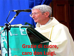 Don Luigi va in pensione: dopo cinquantadue anni di sacerdozio e ventitre di parroco in Santa Croce