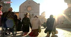 Il crollo della Basilica minore di san Benedetto a Norcia