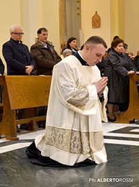 Il Vescovo Domenico Scotti ha ammesso il Seminarista Alessandro Ferrara tra i candidati agli Ordini Sacri