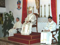 Mons. Scotti celebra la S. Messa presso la caserma Frate a Campobasso