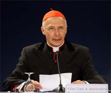 Il cardinale Bagnasco, nella prolusione ai Vescovi italiani