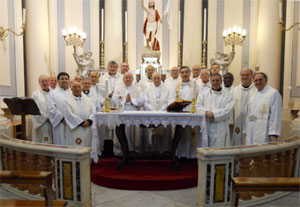 I sacerdoti di Trivento a Molfetta