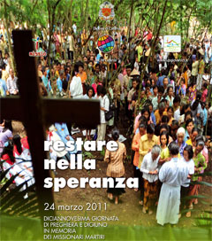 24 marzo: Giornata in memoria dei Missionari Martiri