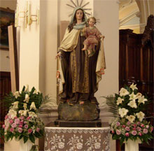 E’ iniziata in Cattedrale la novena alla Madonna del Carmine