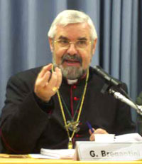 S. E. mons. Giancarlo Bregantini, Arcivescovo Metropolita di Campobasso-Bojano, relatore nella terza conferenza quaresimale a Trivento