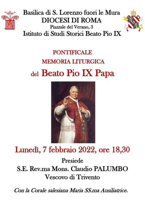 La locandina della cerimonia