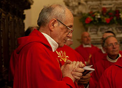 Una foto di don Mimì Fazioli, Vicario della Cattedrale di Trivento
