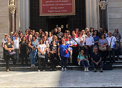 Gita a Napoli del Coro della Cattedrale insieme con il Vescovo Claudio